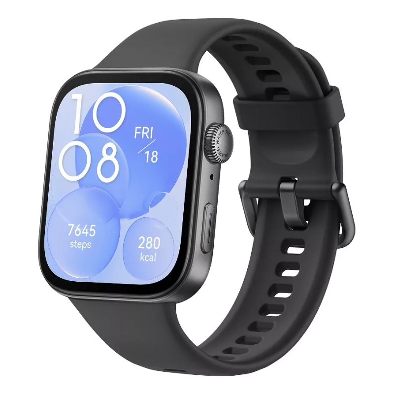 Smartwatch Huawei Watch Fit 3 Preto Desenho da pulseira Fluoroelastómero