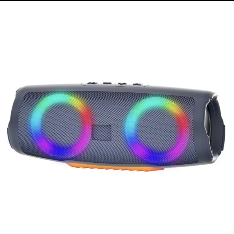 INOVA Caixa de Som Bluetooth Portátil 16W HiFi TWS Caixinha de Som com RGB FM IPX6 Som Estéreo Graves Intensos