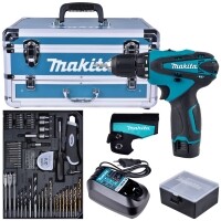 Parafusadeira e Furadeira a Bateria 12V 65 Peças Df330Dwex3 Makita