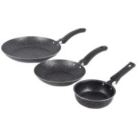 Conjunto de Frigideiras Antiaderente Techflon Nacional Stone - 3 Peças
