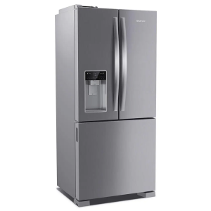 Geladeira Brastemp French Door Side Inverse Frost Free Inox 515L - BRH85AK