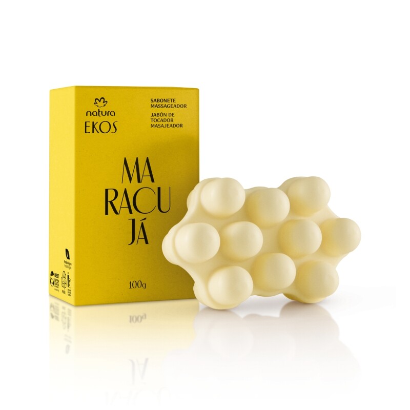 Sabonete em Barra Massageador Natura Ekos Maracujá - 100g