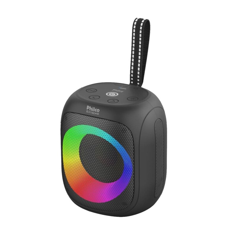 Caixa de Som Speaker Philco PBS30 com Bluetooth Radio FM Resistência à água IPX5 1.800 mAh e Iluminação LED - 30