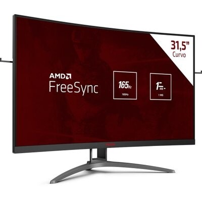 Monitor Gamer Aoc Agon 31,5" Curvo 1ms 165hz - AG323FCXE