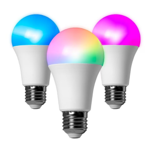 Kit com 3 Lampada Inteligente Zinnia Crux CR90 Wi-Fi RGB Branca