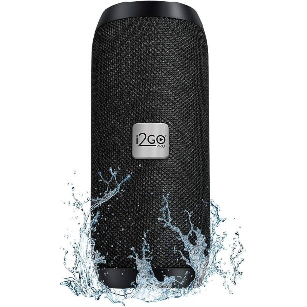 I2GO Caixa De Som Bluetooth Essential Sound Go 10W RMS Resistente à Água Preto