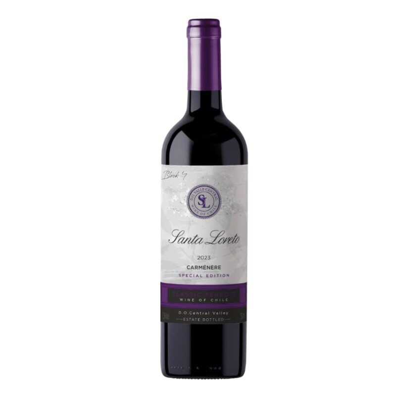 Vinho Fino Tinto Chileno Santa Loreto Varietal Carmenere 750ml