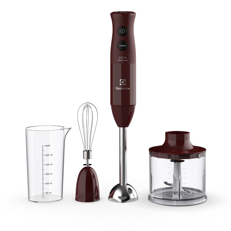 Mixer 3 em 1 Electrolux 600W Haste em Inox e Tecnologia TruFlow EIB21