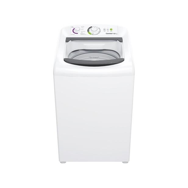 Lavadora de Roupas Consul 12kg 16 Programas de Lavagem Branca CWH12
