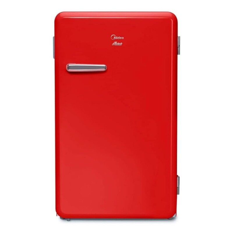 Frigobar Retrô 95L Vermelho Rubi Midea - MRV10V1
