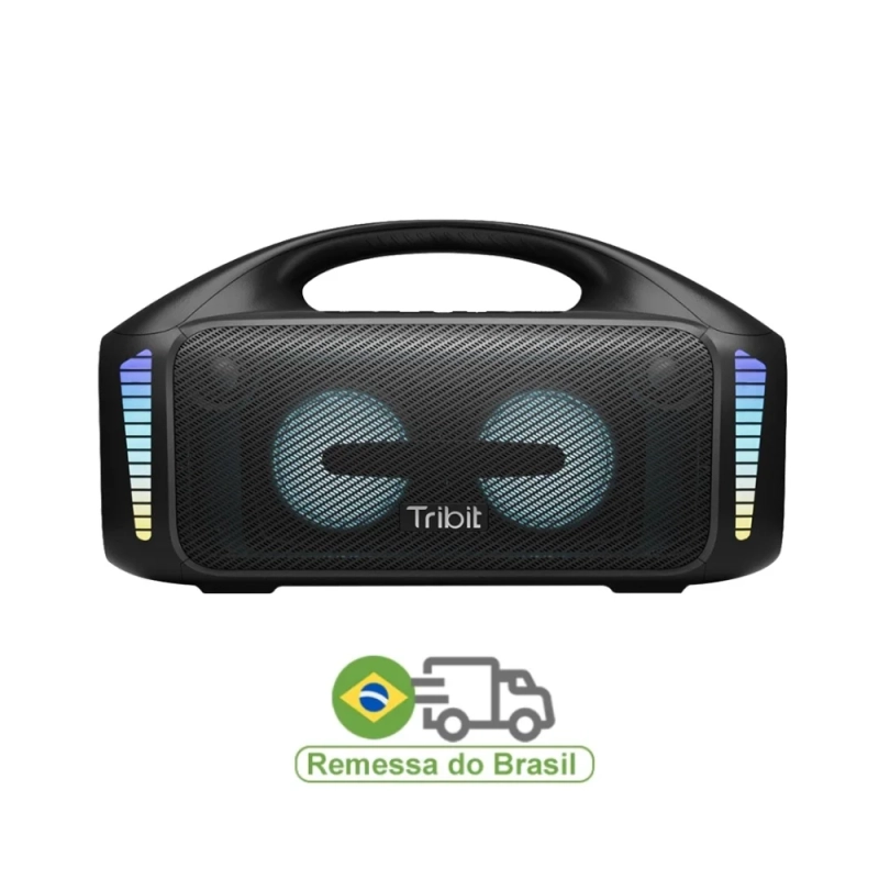 Tribit portátil bluetooth alto-falante 90w stormbox explosão ao ar livre sem fio alto-falante ipx7 à prova