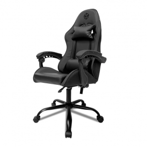 Cadeira Gamer TGT Heron Espuma Moldada Preta TGT-HR-BL01