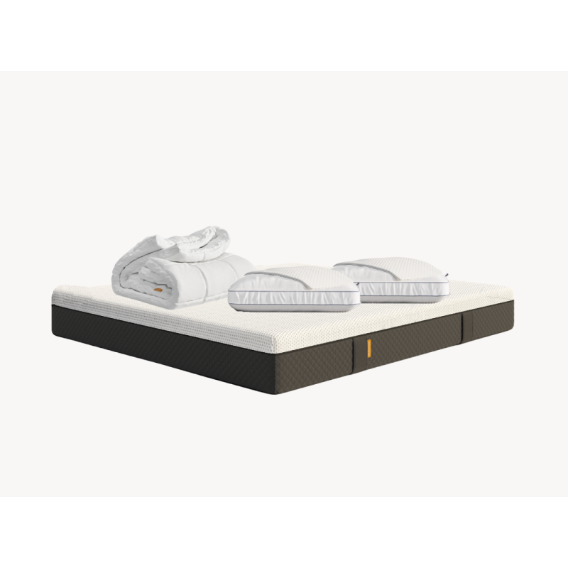 Kit Colchão Queen Emma Premium Hybrid II + Pillow Top + GRÁTIS 2 Travesseiros e 2 Protetores