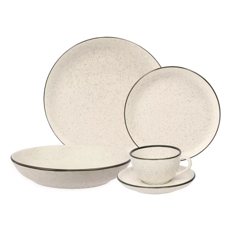 Aparelho De Jantar Oxford Flat Duna - 20 Peças