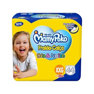 MamyPoko Fralda-Calça Dia&Noite Xxg 44 Unidades
