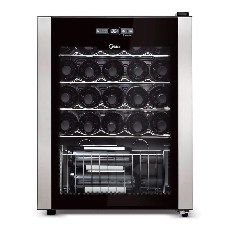 Adega Climatizada Midea 24 Garrafas - WBB241