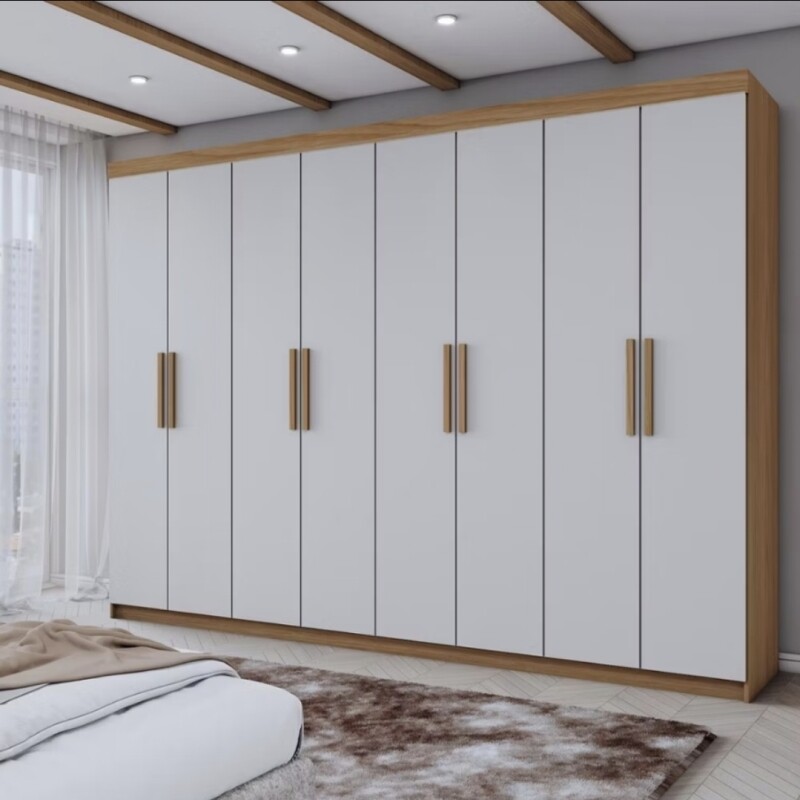 Guarda-Roupa Casal Aurora 8 Portas 4 Gavetas