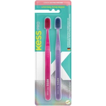 RICCA/BELLIZ Escova Dental Kess Pro Extra Macias C/2