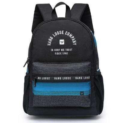 Mochila Masculina Reforçada Hang Loose Escolar 17 Litros