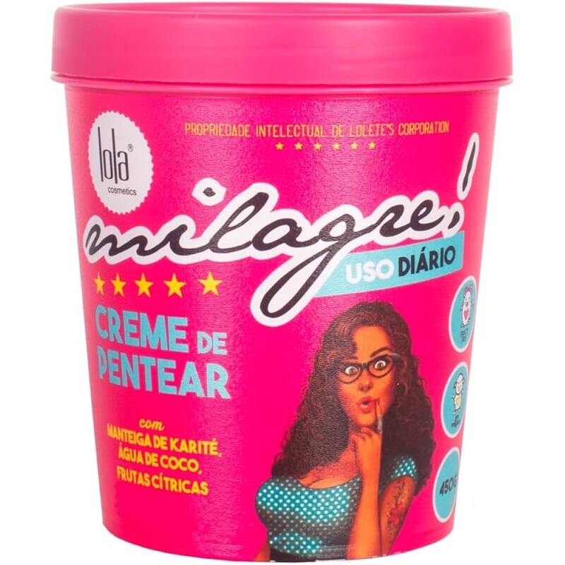 Lola Cosmetics Milagre Creme Pentear 450G
