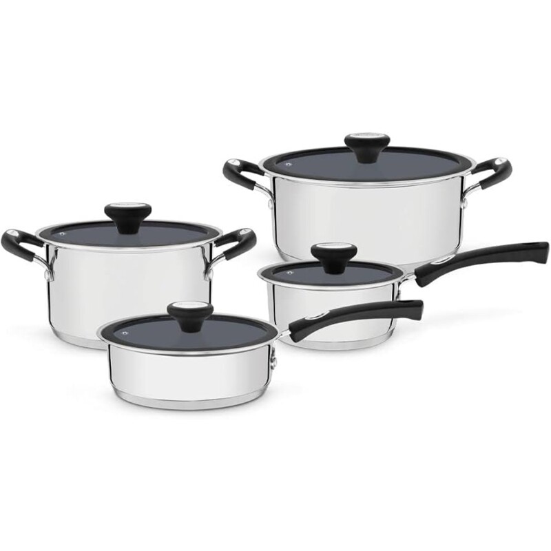 Jogo de Panelas com Revestimento Interno Cermico Tramontina Solar 65120026 Inox