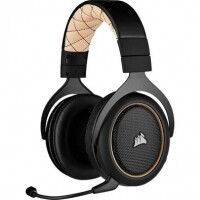 Headset Gamer Corsair HS70 Pro Wireless 7.1 Som Surround Drivers 50mm Preto/Creme - CA-9011210-NA