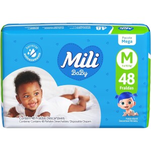 Mili Fralda Ultra Seca Mega 1X48 Média