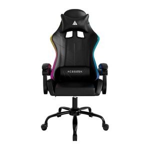 Cadeira Gamer Acegeek Knight-V2 RGB Preto AG-KNIGHT-V2-BK