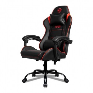 Cadeira Gamer TGT Heron TC Preto e Vermelho TGT-HRTC-BR02