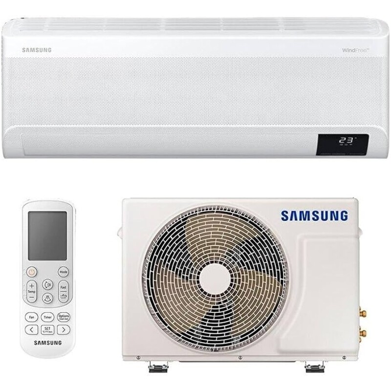 Ar-condicionado Split Inverter Samsung WindFree Connect Sem Vento 12.000 BTUs Frio Branco