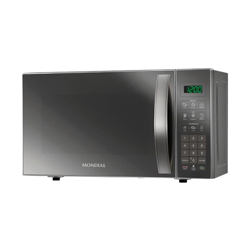 Forno Microondas Mondial 21L Espelhado 127V - Casa&Video