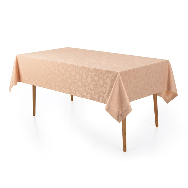 Toalha de Mesa Retangular 6 Lugares Rosé Victória