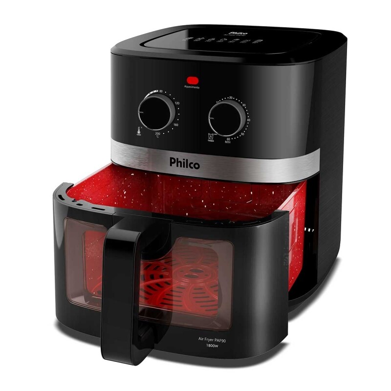 Fritadeira Elétrica Air Fryer Philco PAF90 9L 1800W 220V