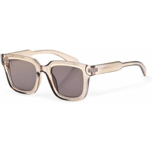 Óculos de Sol Polo London Club Quadrado Cristal cinza Unissex Policarbonato UV400 contém Case Couro ECO
