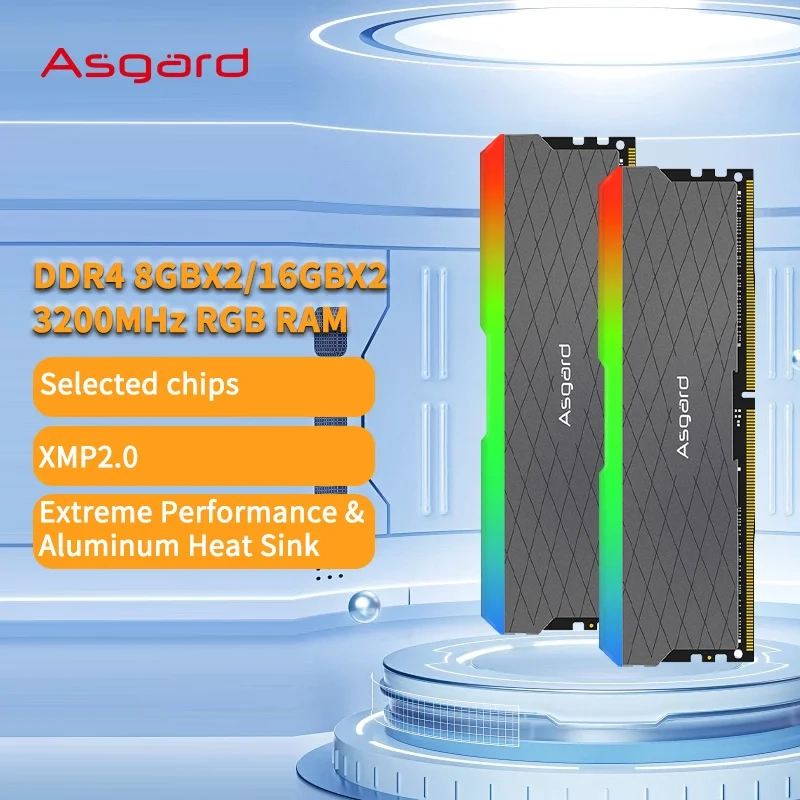 16GB Asgard DDR4 8GBx2 3200mhz série W2