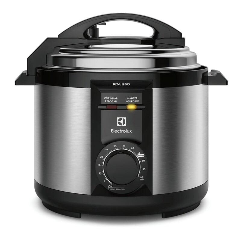 Panela de Pressão Elétrica Electrolux por Rita Lobo 5L Preta Efficient c/ Timer (PCE20) - Electrolux |  Oficial co
