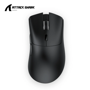 Mouse gamer sem fio Attack Shark R1, PAW3311 1KHZ 18000dpi, mouse Bluetooth, mouse macro para jogos, mouse pad/pc