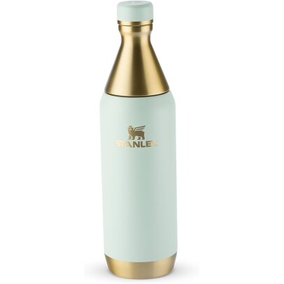 Garrafa Térmica Stanley Slim Bottle Gilded Celadon - 591ml