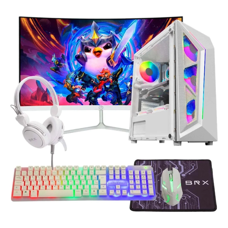 Computador Pc Gamer I7 16gb Ram Ssd 960g Gt 730 4gb Tela 23