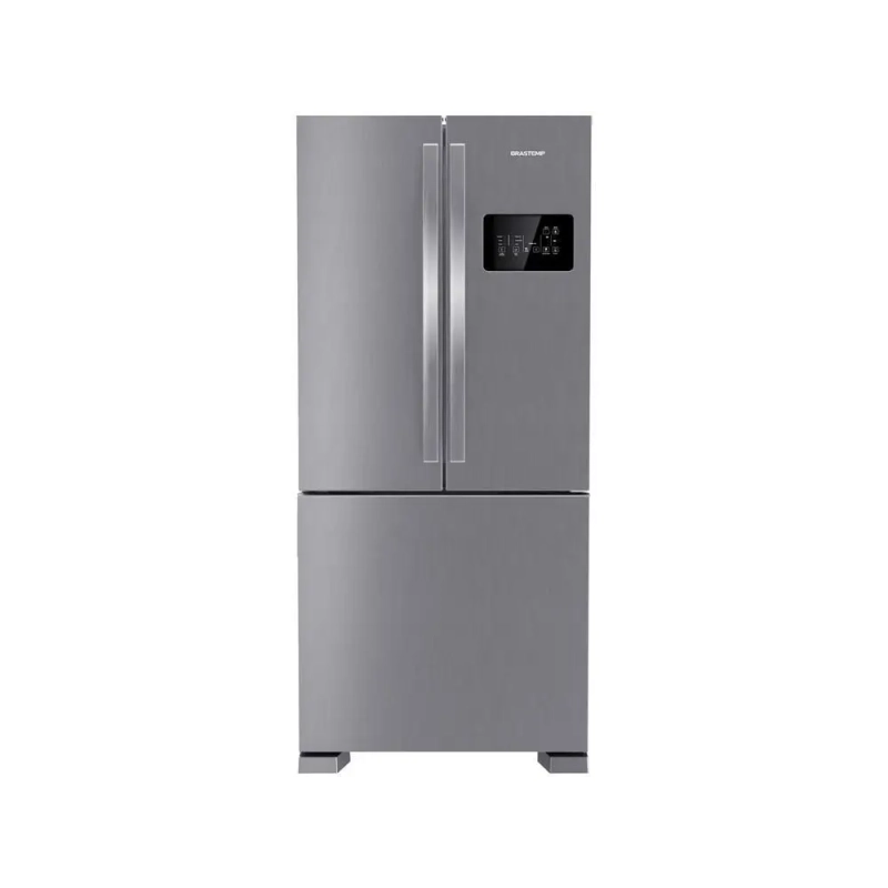 Geladeira Brastemp Frost Free Side Inverse 3 Portas 554 Litros Inox - BRO85AK