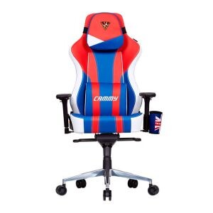 Cadeira Gamer Cooler Master Street Fighter 6 Cammy Vermelho e Azul CMI-GCX2-CAMMY