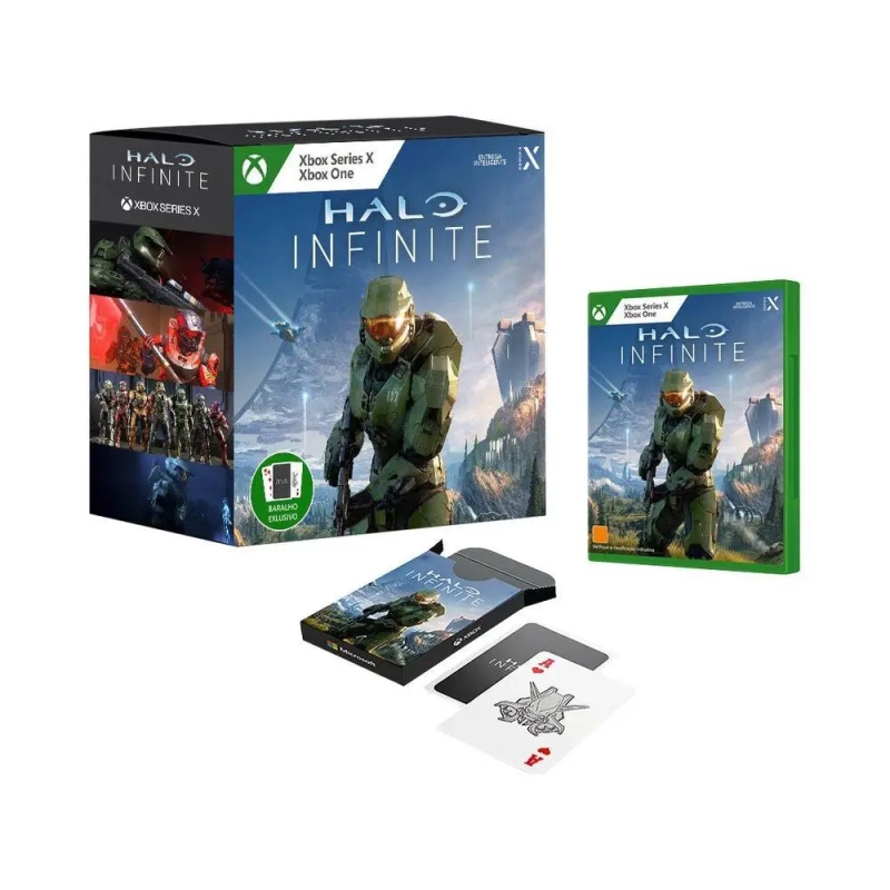 Halo Infinite para Xbox One e Xbox Series X Microsoft + Baralho Exclusivo