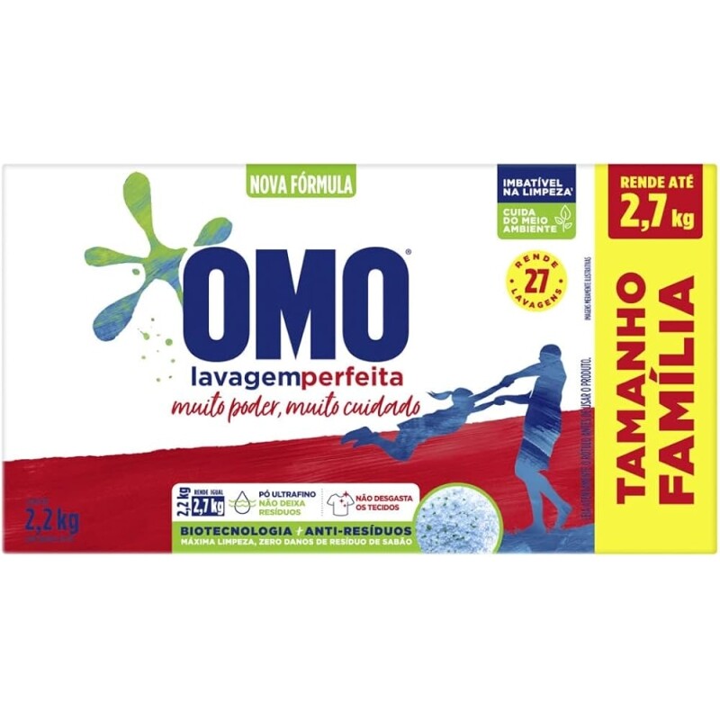 OMO Sabão Em Pó Lavagem Perfeita 2.2Kg