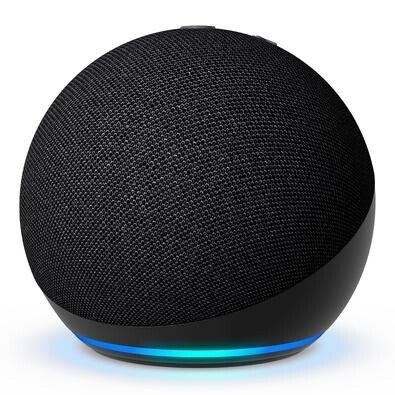 Echo Dot 5ª geração Amazon com Alexa Smart Speaker Preto - B09B8VGCR8