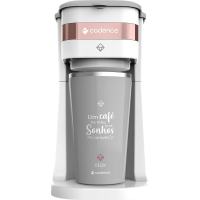 Cafeteira Elétrica Cadence Dream Rosé Gold com Copo Térmico CAF206