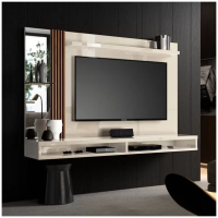 Painel Home Paris Ripado com Espelho para TV até 55"
