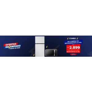 Geladeira LG Frost Free Inverter 375L Duplex Branca GN-B372PQW + Micro-ondas LG Mesa 30L Prata Limpa Fácil