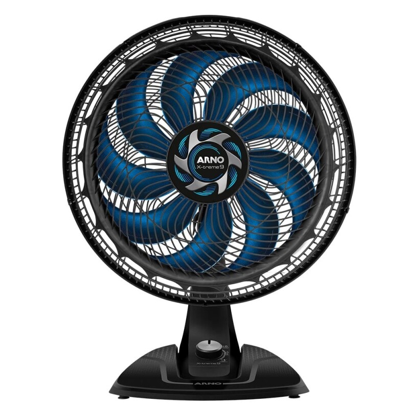 ]Ventilador de Mesa Arno X-treme 9 com 03 Velocidades Preto - VE90