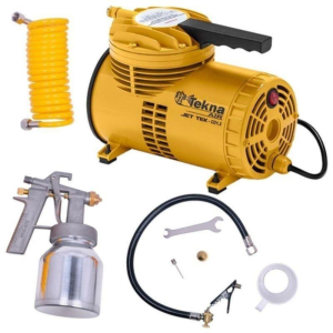 Compressor de Ar Direto com Kit de Acessórios CD12151BK TEKNA