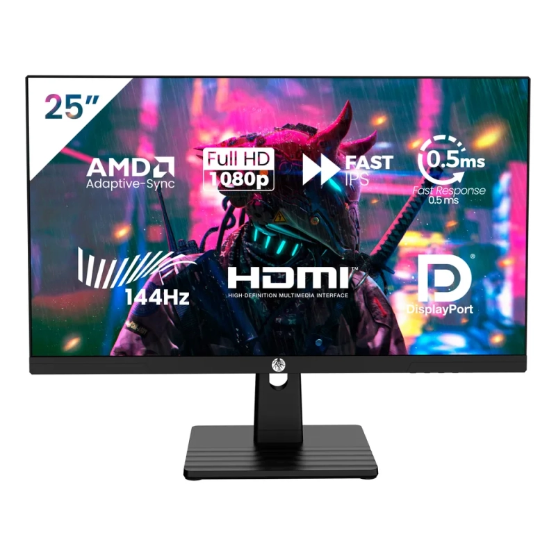 Monitor Gamer Haiz 25'' 0.5ms Full Hd 144hz Ips Amd Vesa